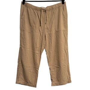 🖤 Dash Tan Casual Capri Pants